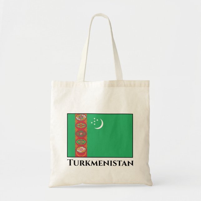 Tote Bag Drapeau du Turkménistan (Devant)