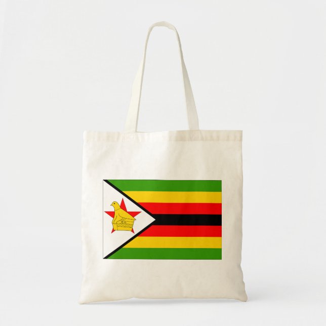 Tote Bag Drapeau du Zimbabwe (Devant)