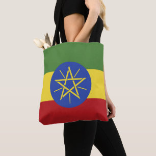 Tote Bag Drapeau éthiopien