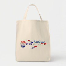 Drapeau Français Rose Personnalisé