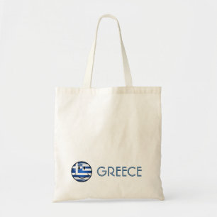 Tote Bag Drapeau grec souriant