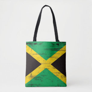 Tote Bag Drapeau grunge jamaïcain