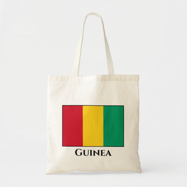 Tote Bag Drapeau Guinée (Devant)