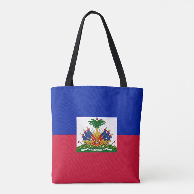 Tote Bag Drapeau Haïti (Dos)