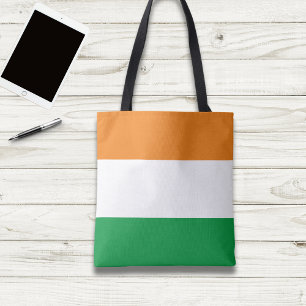 Tote Bag Drapeau indien de tricolore