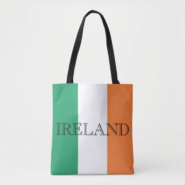 Tote Bag Drapeau irlandais Irlande État (Devant)