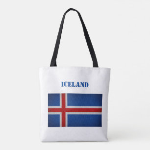 Tote Bag Drapeau Islande