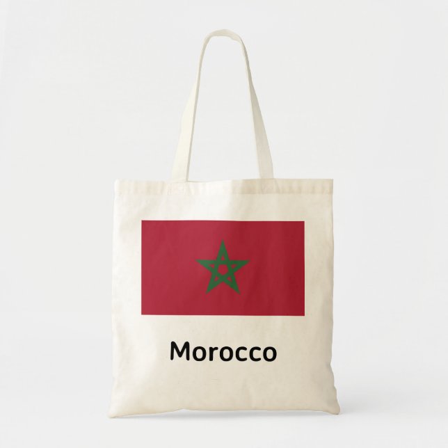 Tote Bag Drapeau Maroc (Devant)