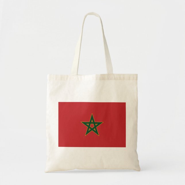 Tote Bag Drapeau marocain (Devant)