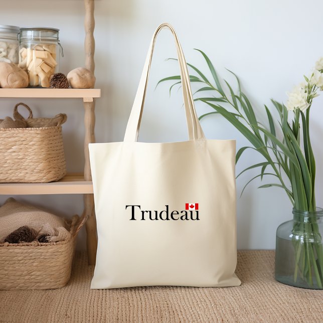 Tote Bag Drapeau officiel canadien de Justin Trudeau (Créateur téléchargé)