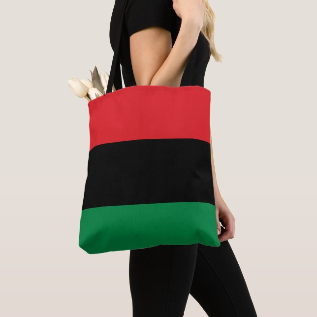 Tote Bag Drapeau panafricain de l'UNIA (De près)
