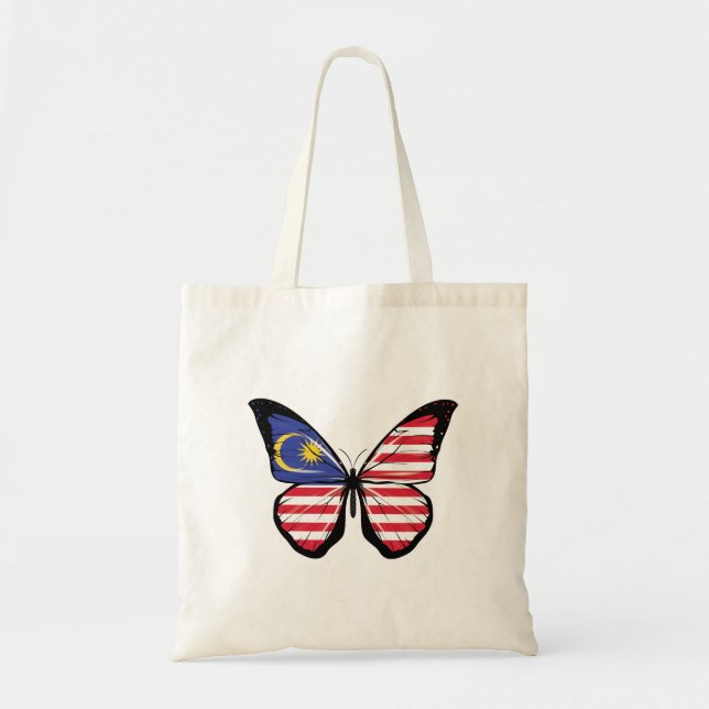 Tote Bag Drapeau papillon de Malaisie (Devant)