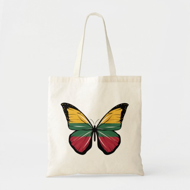 Tote Bag Drapeau papillon lituanien (Devant)