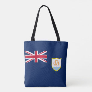 Tote Bag Drapeau patriotique d'Anguilla