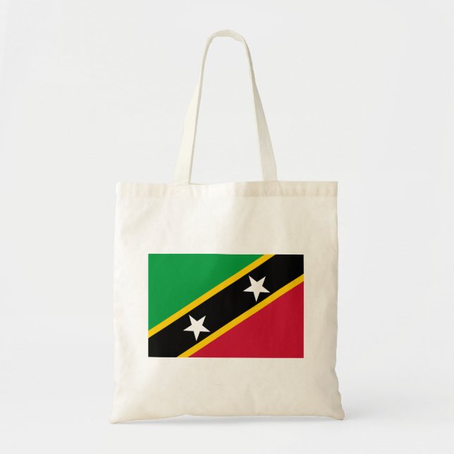 Tote Bag Drapeau Saint-Kitts-et-Nevis (Devant)