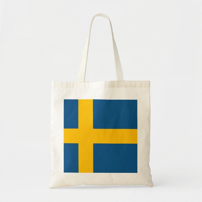 Tote Bag Drapeau suédois (Devant)