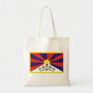 Tote Bag Drapeau Tibet libre - Peu Rangzen བོ ད ་ ར ང ཙ ་ བ