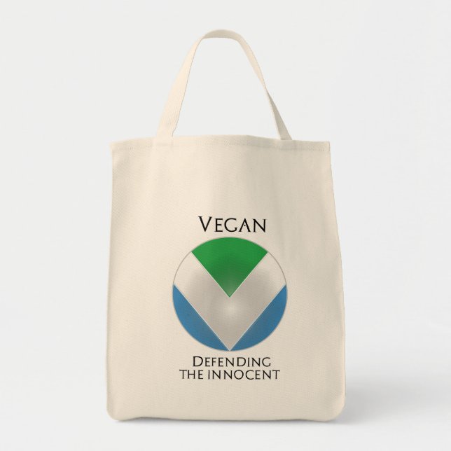 Tote Bag DRAPEAU VÉGÉTALIEN OFFICIEL : Bouclier du (Devant)