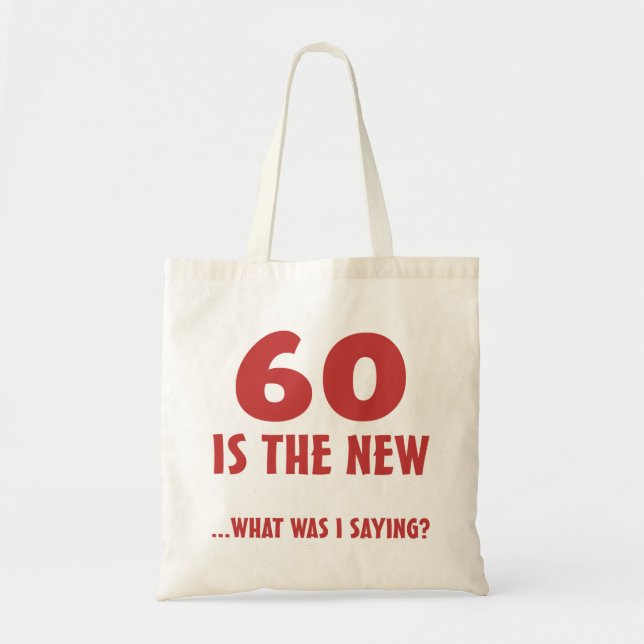Tote Bag Drôle 60e anniversaire Gag Cadeaux (Devant)