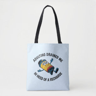 Tote Bag Drôle Adulte Lutte