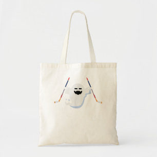 Tote Bag Drôle Boo Jouer Hockey Sur Glace Halloween Classiq