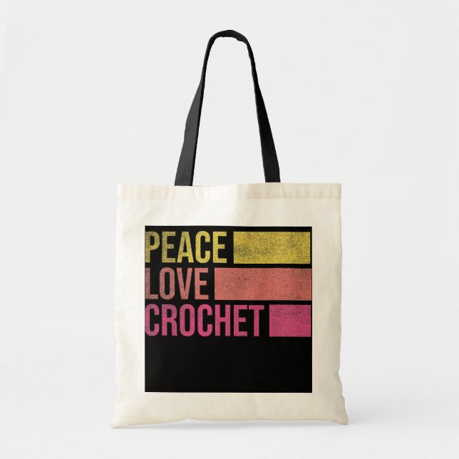 Tote Bag Drôle cadeau Crochet Crochet pour Crocheter (Devant)