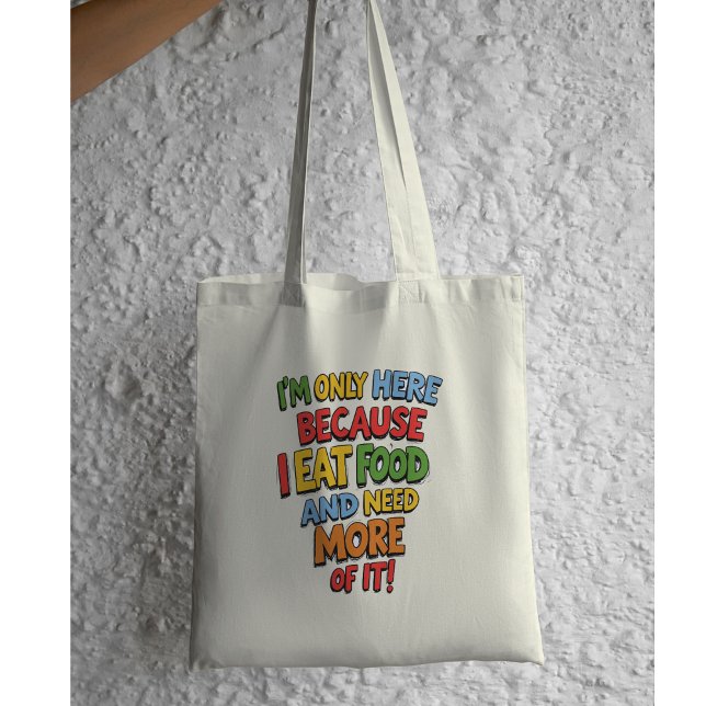 Tote Bag Drôle cadeau de nourriture, Magasin de supermarché (Créateur téléchargé)