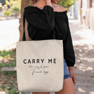 Tote Bag Drôle Citation Française Filles