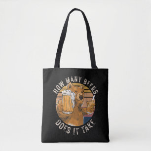 Tote Bag Drôle Combien De Bières Prend-Il ?