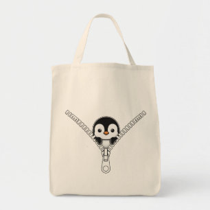 Tote Bag Drôle de coup d'œil de pingouin