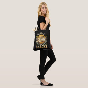 Tote Bag Drôle de frère de softball Snacks Sports