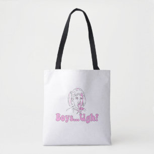 Tote Bag Drôle dessin animé mème de fille - "garçons...ough