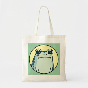 Tote Bag Drôle Grenouille Toad Verte Impassible 