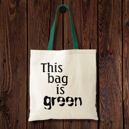 Tote Bag Drôle guillemets de l'environnement humour pun réu