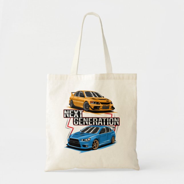 Tote Bag Drôle Homme Lancer Prochaine Génération 9 Et 10 (Devant)