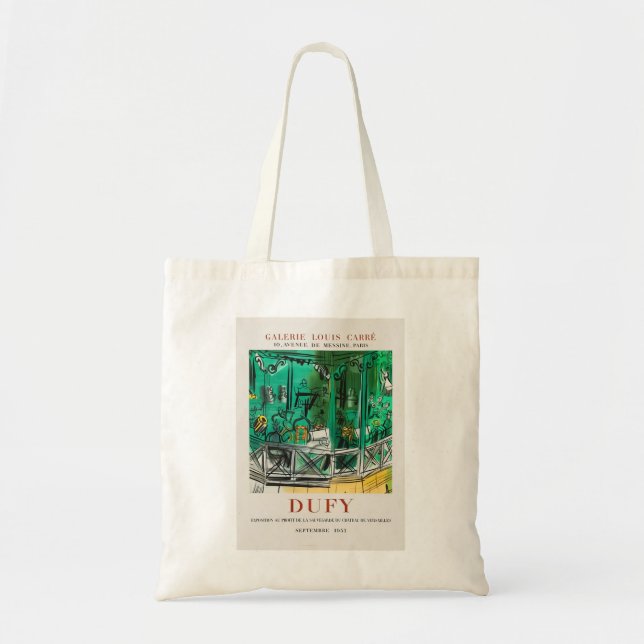 Tote Bag Drôle Hommes Raoul Dufy Galerie Louis Carré Paris  (Devant)