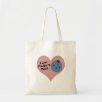 Drôle Je T'Aime Berry Beaucoup mignon Kawaii Blueb