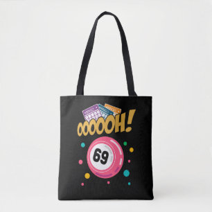Tote Bag Drôle Joueur de Bingo 69 Plaisanterie