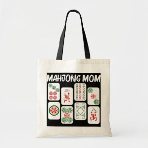 Tote Bag Drôle Mahjong Cadeau pour Maman Mère Tile Game Lov