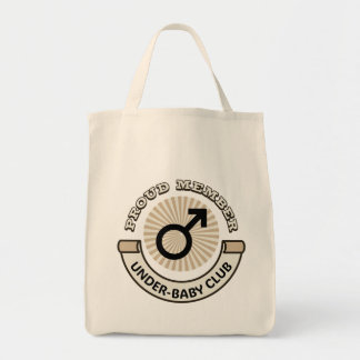 Tote Bag Drôle "Membre fier du Club des moins-bébés"