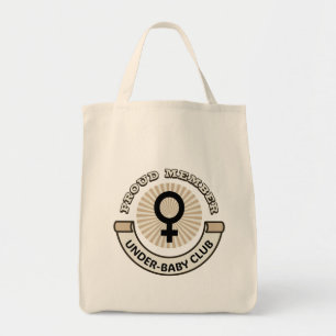 Tote Bag Drôle "Membre Fier du Club des Sans-Enfants"