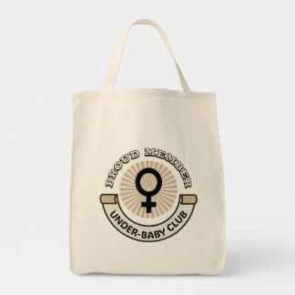 Tote Bag Drôle "Membre Fier du Club des Sans-Enfants"