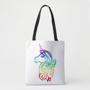 Tote Bag drôle mignon belle couleur licorne