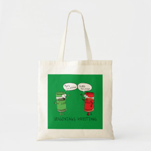 Tote Bag Drôle Noël Cartoon Cuisines épices