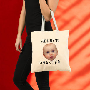 Tote Bag Drôle personnalisé visage bébé