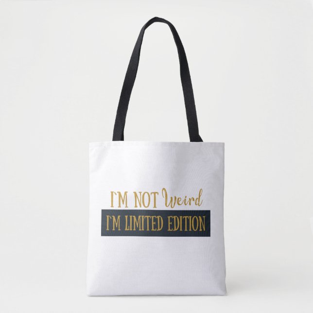 Tote Bag Drôle, sarcastique, citations introverties (Devant)