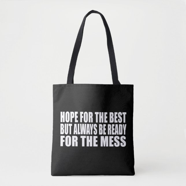 Tote Bag Drôle sarcastique dit citations célèbres (Devant)