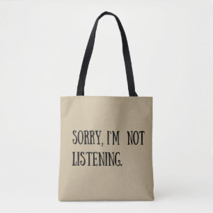 Tote Bag Drôle sarcastique dit la police noire