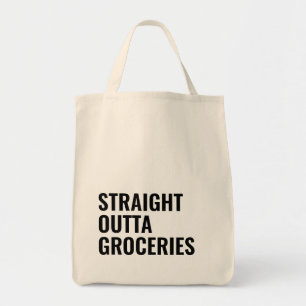 Tote Bag Drôle tout droit des courses