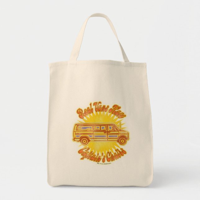 Tote Bag Drôle Vrai Vans Aller Pour Conduire Dit (Devant)